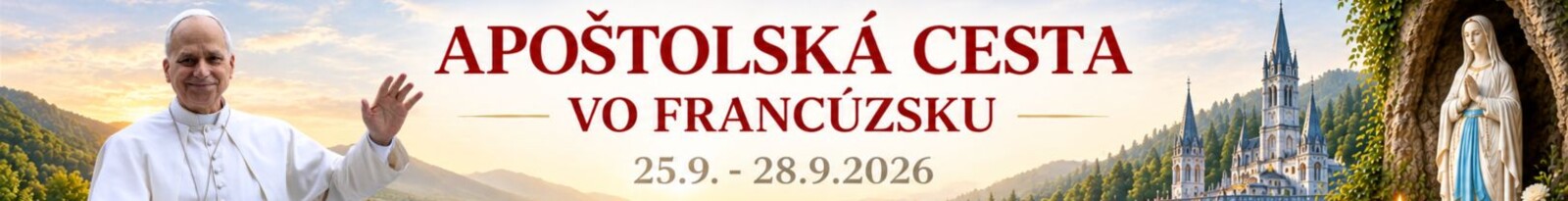 Apostolska cesta vo Francuzsku 2026